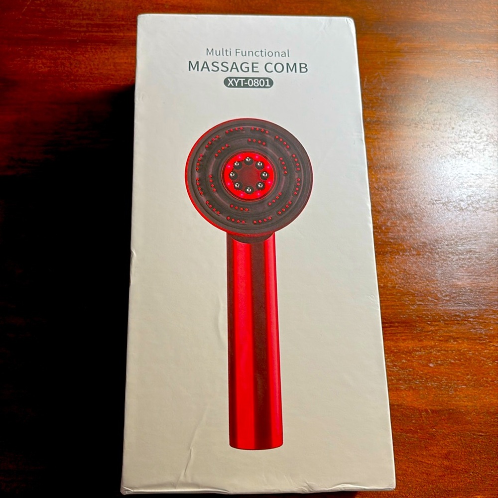 New multifunctional red light, scalp oil dispensing scalp massager.